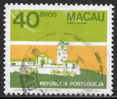 Macau Macao – 1982 Public Buildings 40 Avos Used Stamp - Usati