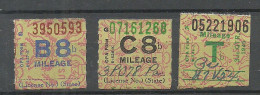 USA - 3 Ration Stamps , Used - Zonder Classificatie