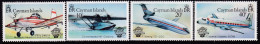 Cayman 1983 Manned Flight Sc 514-17 Mint Never Hinged - Cayman Islands