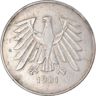 Monnaie, Allemagne, 5 Mark, 1981 - 5 Marcos