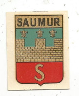 Decalcomanie , Autocollant , Ets H. FELLER; Blason SAUMUR, 50 X 40 Mm, 2 Scans - Aufkleber