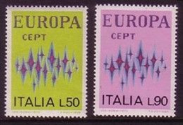 Italia 1972 Europa CEPT (**) Mi 1364-65; Y&T 1099-100 - 1972