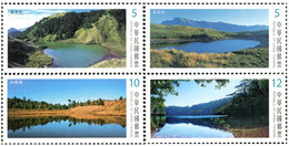 Taiwan 2017 Alpine Lake Stamps (II) Mount Rock Geology Natural - Nuevos