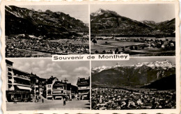 Souvenir De Monthey - 4 Bilder - Monthey