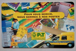 Luxembourg P&T 10 CP 05 " Pour Vous Servir , Nous Sommes A Nos Postes " - Lussemburgo