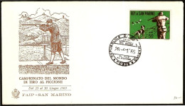 SHOOTING - SAN MARINO 1965 - CAMPIONATO DEL MONDO DI TIRO AL PICCIONE - M - Tiro (armas)
