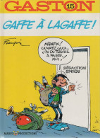 GASTON   "Gaffe à Lagaffe "  EO   FRANQUIN     MARSU PRODUCTION - Gaston