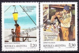 Argentina 1987 Yvert 1557 - 58, 25th Anniversary Of The Antarctic Treaty - MNH - Ongebruikt