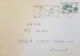 ANDORRE SEUL SUR LETTRE POUR LA FRANCE 1985 - Storia Postale