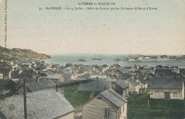 St Pierre Miquelon Le 14 Juillet Salve De Canons Croiseurs Kleber Et D' Estrées Colorisée Briand - Saint-Pierre-et-Miquelon