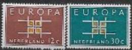 Pays Bas 1963 Neufs ** N° 780/781 Europa - 1963