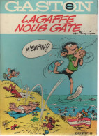 GASTON   "Le Cas Lagaffe "   Tome 8  Dos Rond    FRANQUIN    DUPUIS - Gaston