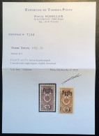 Tannu Tuva Rare YT 38a = 2000€, 1932 35 On 15 K. Mi 40 I VF Mint, Cert Scheller    (Touva Tuwa Russia Russie Neuf - Touva