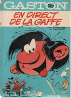 GASTON   "En Direct De La Gaffe  "   Tome R4  Dos Rond  FRANQUIN / JIDEHEM   DUPUIS - Gaston