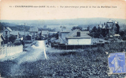 95 - CHAMPAGNE SUR OISE - S17741 - Vue Panoramique Prise De La Rue Du Maréchal Foch - Champagne Sur Oise