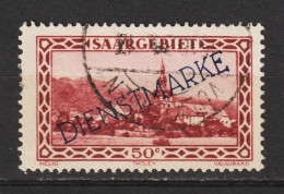 Saar MiNr. D 28  Plattenfehler XIV  (sab18) - Oficiales