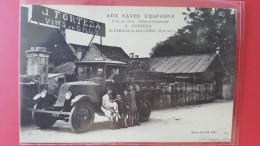 St Pierre Le Moutier , Aux Caves D'espagne , Vins En Gros , Bière Et Limonade , Voiture De Livraison - Saint Pierre Le Moutier