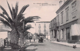 Saint Raphael -  Le Boulevrad Felix Martin - Hotel De France - CPA °J - Saint-Raphaël