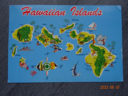 MAP OF THE HAWAIIAN ISLANDS - Big Island Of Hawaii