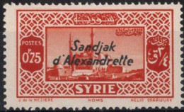 ALEXANDRETTE - Homs, Surimpression En Noir - Unused Stamps