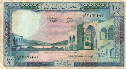 LEBANON 100 LIVRES 1988  P-66d - Liban