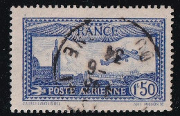 France Poste Aérienne N°6b - Outremer Vif - Oblitéré - TB - 1927-1959 Usati