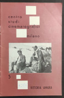 Vittoria Amara - 1959 - Centro Studi Cinematografici Milano - Schede Filmografiche                                       - Cinema & Music