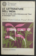 Le Letterature Dell'India - Ed. Sansoni - 1970                                                                           - Historia Biografía, Filosofía