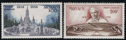 Monaco Poste Aérienne N°69/70 - Neuf ** Sans Charnière - TB - Poste Aérienne