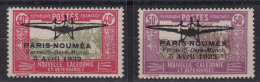 Nouvelle Calédonie Poste Aérienne N°1/2 - Signés Brun - Neuf ** Sans Charnière - TB - Unused Stamps