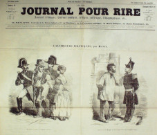 Journal Pour Rire 1848 N°21 CALEMBOURS Monta JOINVILLE NAPOLEON IMPOTS  - 1800 - 1849