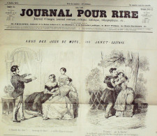 Journal Pour Rire 1848 N°23 JEUX De MOTS Janet ARISTOCRATES DORE VARIETES SOCIA - 1800 - 1849