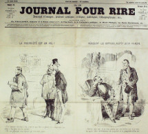 Journal Pour Rire 1848 N°28 PROPRETE PRESIDENT Des BOTTIERS Bertall INVALIDES V - 1800 - 1849