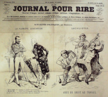 Journal Pour Rire 1848 N°34 PLANETE LEVERRIER Lorentz MIDERIGH DIOLO POLITIQUE - 1800 - 1849