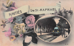 Saint Raphael - Amities - Gare Fanatisies  - CPA °J - Saint-Raphaël
