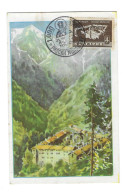 CARTE CARD MAXIMUM BULGARIE BULGARIA 4N RILSKY 31 AOUT 1946 MONSASTIR MONASTERE - COMPTOIR BEAUNE - Altri & Non Classificati