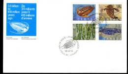 Canada  N° 1149/52  Sur FDC   Vie Primitive - Brieven En Documenten