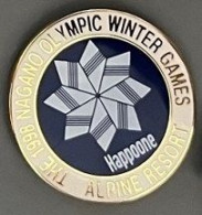 JEUX OLYMPIQUES - OLYMPICS GAMES - THE 1996 NAGANO WINTER GAMES - ALPINE RESORT - HAPPOONE -     (32) - Olympic Games