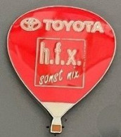 BALLON A AIR CHAUD  - MONTGOLFIERE -VOITURE TOYOTA - H.F.X. - SONST MIX - CAR - LOGO - AUTOMOBILE - BALLOON - (32) - Airships