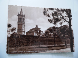 Cartolina Non Viaggiata "FAENZA Chiesa Di S. Domenico Dal Viale Delle Rimebranze" - Faenza