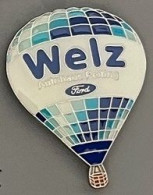 BALLON A AIR CHAUD  - MONTGOLFIERE -VOITURE FORD - CAR - LOGO -  AUTOMOBILE - AUTOHAUS PELTING - WELZ -  BALLOON - (32) - Montgolfier