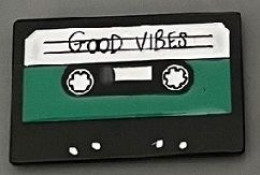 K7 AUDIO VERTE ET NOIRE - GOOD VIBES - CASSETTE - MUSIC -  (32) - Musique