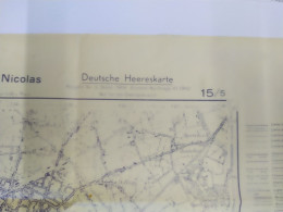 Sint-Niklaas - Deutsche Heereskarte 1943 - 1:25000 - Cartes Topographiques