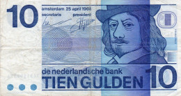Kingdom Of Netherlands 10 Gulden 1968 P- 91b Vf - 10 Florín Holandés (gulden)