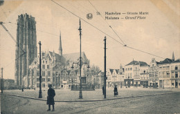 MECHELEN    GROOTE MARKT       2 SCANS - Mechelen