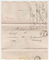 Ex Offo Letter Posted 1868 Prague To Raudnitz B230610 - ...-1918 Préphilatélie