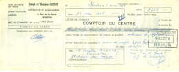 Lettre De Change - Wisselbrief Joseph Et Théodore Gautot à Spontin - 1958 - 1950 - ...