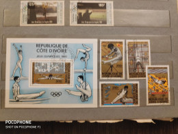 1980 Haute Volta	Olympic Games  Gymnastics   (F10) - Burkina Faso (1984-...)