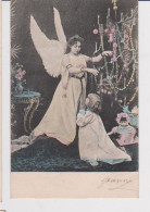 CPA Ange Fillette Et Poupée   1903 - Anges