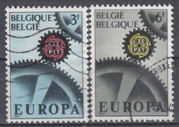 BELGIUM 1472-1473,used,falc Hinged - 1967